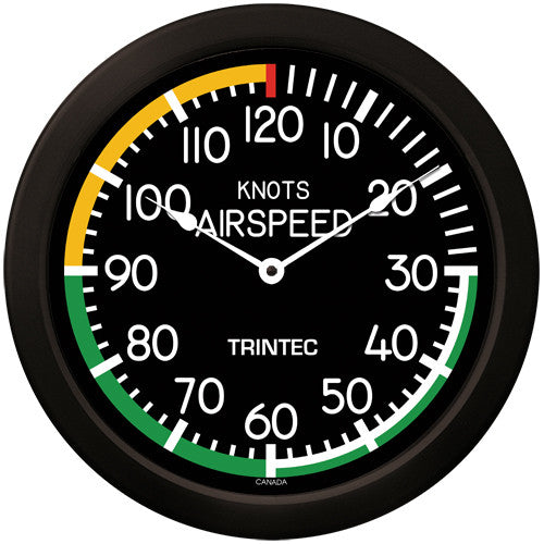 14" Modern Airspeed Clock - Trintec Industries Inc.