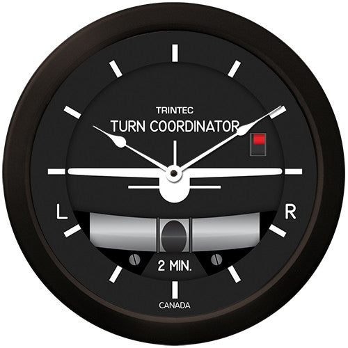 14" Modern Turn & Bank Clock - Trintec Industries Inc.