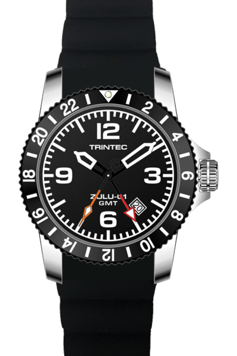ZULU-01 GMT / Stainless / Quartz