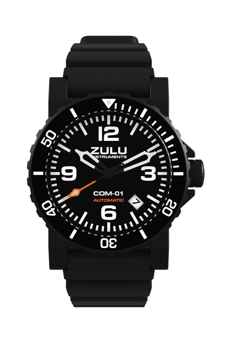 COM-01 Automatic - Black - Front