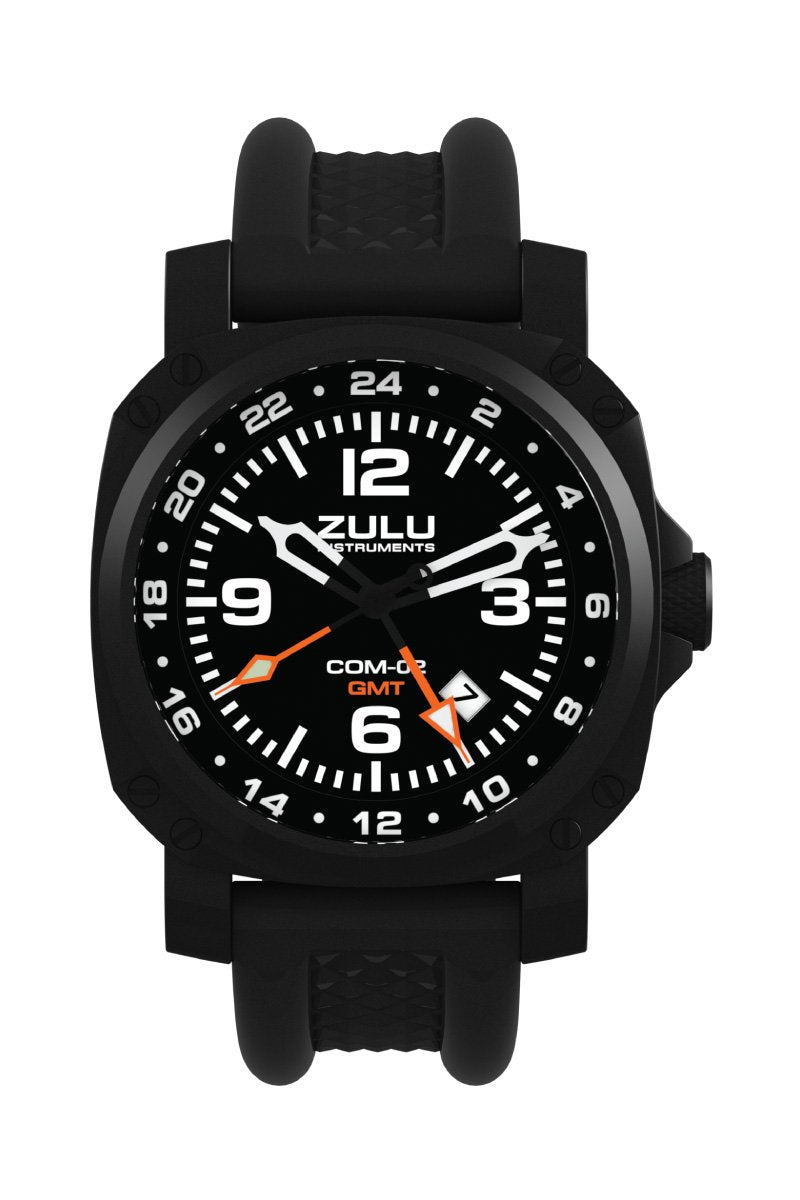 COM-02 GMT - Black - Front