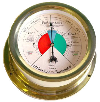 Fischer nautical brass barometer