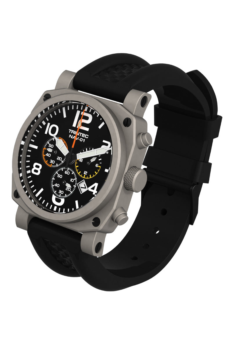 NAV-01 Chronograph / Stainless / Quartz (NEW) - Trintec Industries Inc.