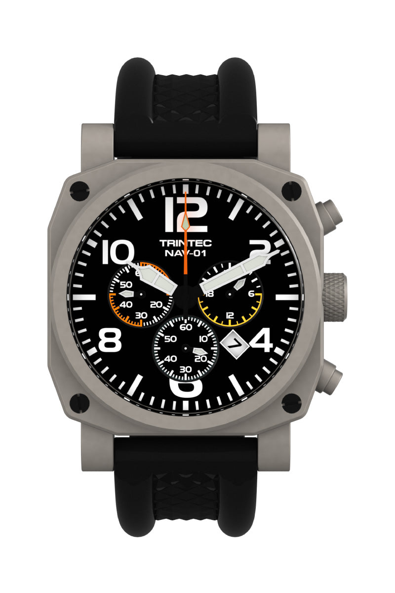 NAV-01 Chronograph / Stainless / Quartz (NEW) - Trintec Industries Inc.