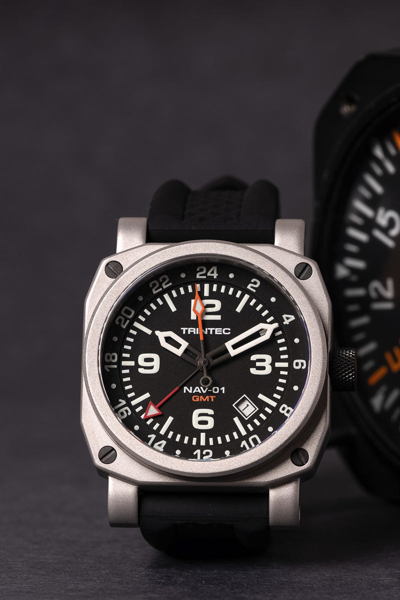 NAV-01 GMT / Stainless / Quartz