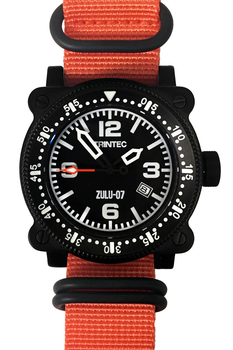 ZULU-07 PRO / Black/Orange / Automatic - Trintec Industries Inc.