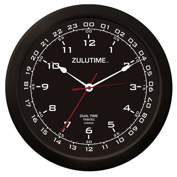 14" ZULUTIME™ Dual Time Clock - Trintec Industries Inc.