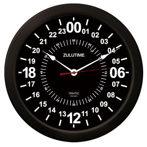 14" ZULUTIME™ 24-Hour Clock - Trintec Industries Inc.