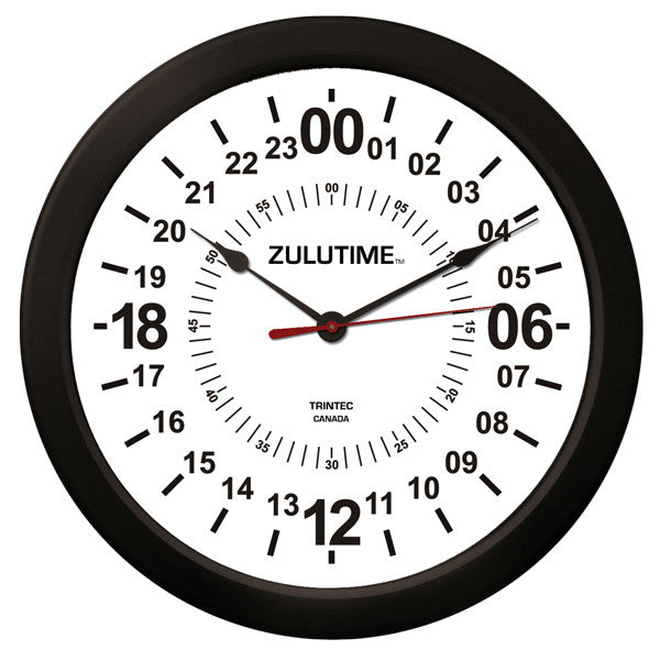 14 ZULUTIME 24 Hour Clock Trintec Industries Inc