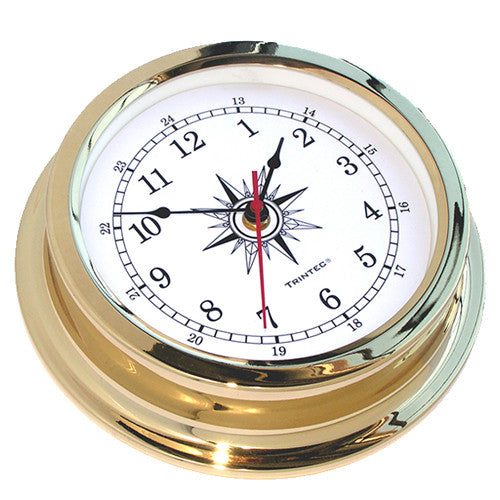 Solaris Brass Marine Clock - Trintec Industries Inc.