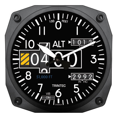6" Instrument Style Wall Clocks
