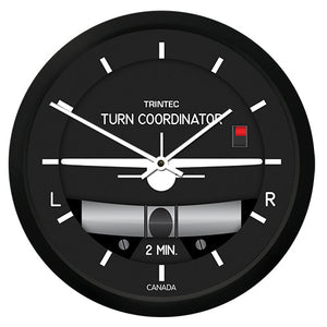 10" Modern Turn & Bank Round Clock - Trintec Industries Inc.
