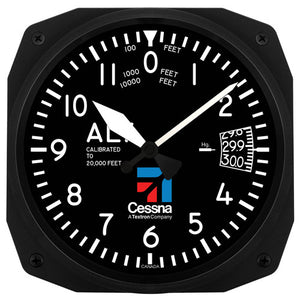 10" Cessna Altimeter Instrument Style Clock - Trintec Industries Inc.