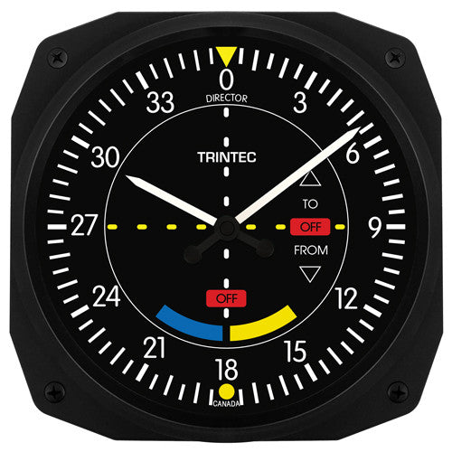 10" Classic VOR Instrument Style Clock - Trintec Industries Inc.