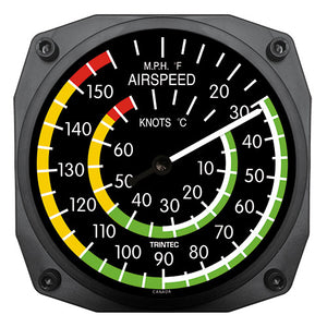 6" Airspeed Instrument Style Thermometer - Trintec Industries Inc.