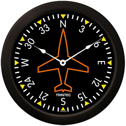 14" Classic Directional Gyro Clock - Trintec Industries Inc.