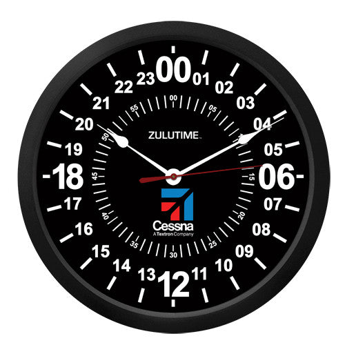 10" Cessna 24-Hour Clock - Trintec Industries Inc.