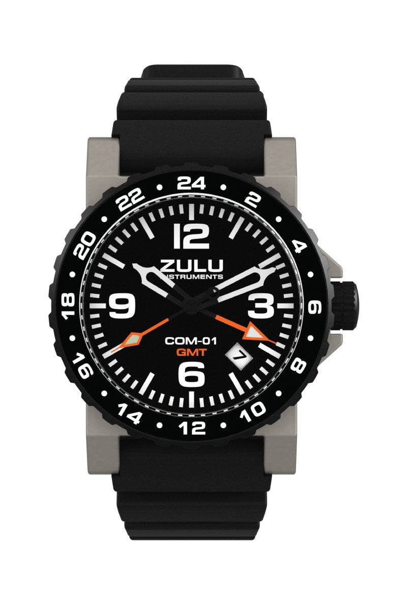 COM-01 GMT - Stainless - Front