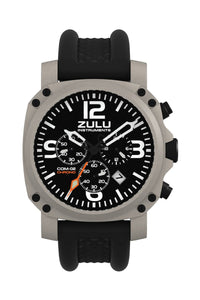 COM-02 Chronograph - Stainless - Front