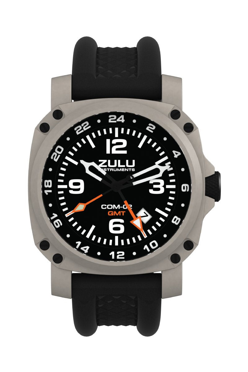 COM-02 GMT - Stainless - Front