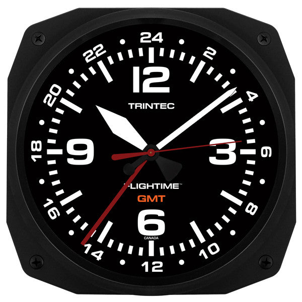 10" FLIGHTIME™ GMT Dual Time Clock - Trintec Industries Inc.