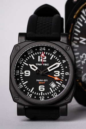 NAV-01 GMT / Black / Quartz