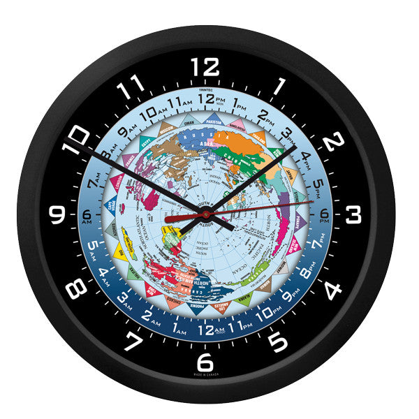 10" World Time Clock - Trintec Industries Inc.