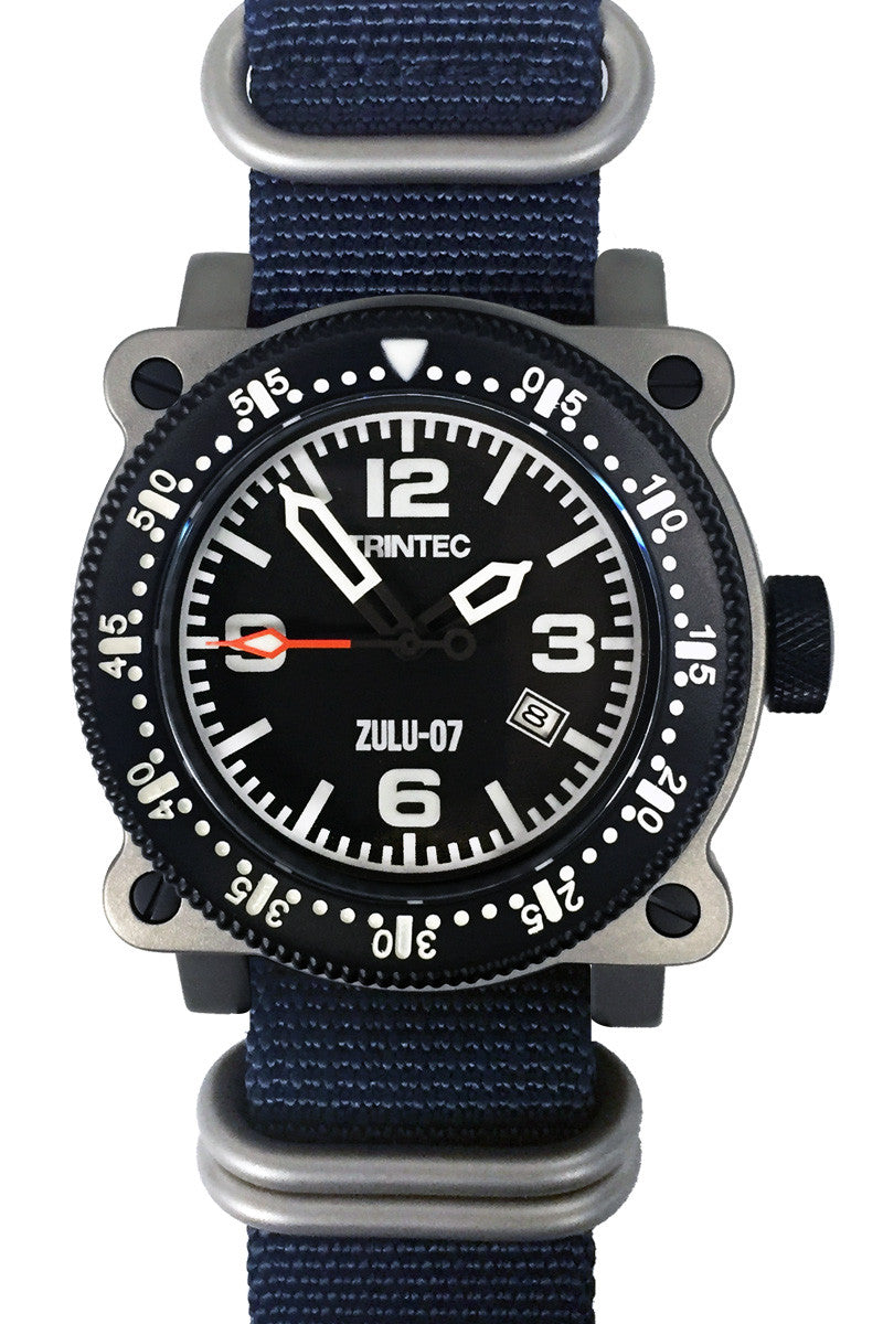 ZULU-07 PRO / Stainless/Blue / Automatic - Trintec Industries Inc.