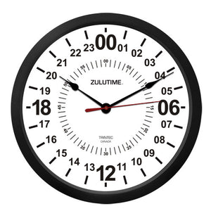 10" ZULUTIME™ 24-Hour Clock - Trintec Industries Inc.