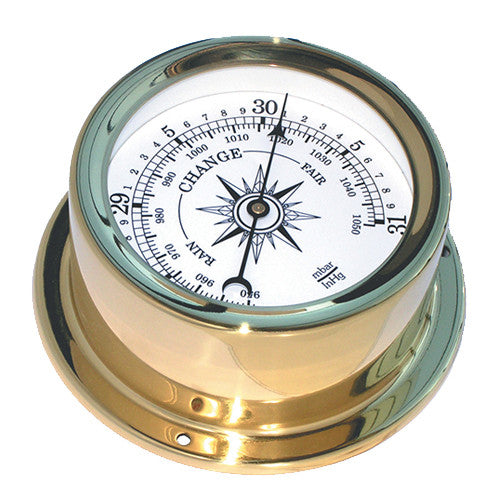 Euro Brass Marine Aneroid Barometer - Trintec Industries Inc.