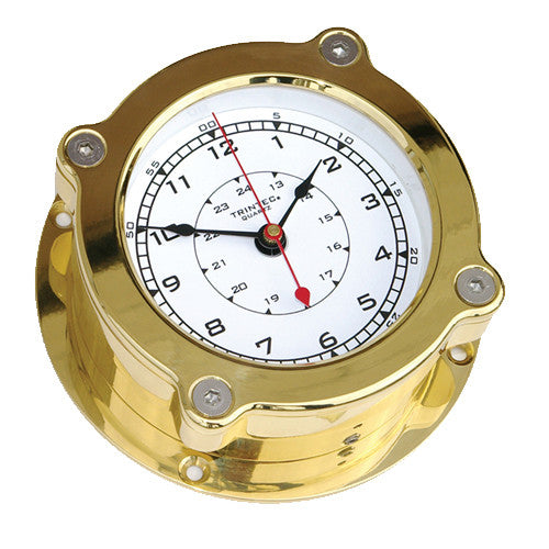 Odyssey Brass Ship's Clock - Trintec Industries Inc.