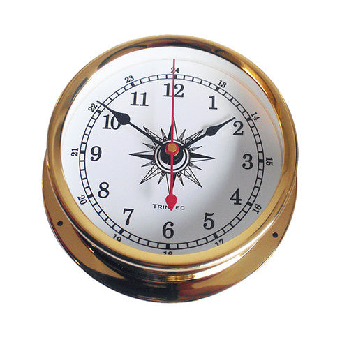Omni Brass Ship's Clock - Trintec Industries Inc.